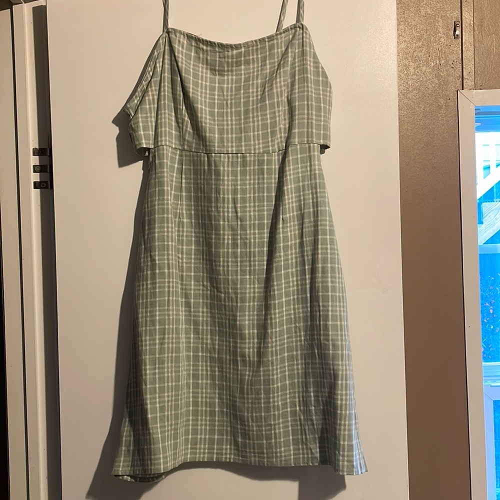 Kendall & Kylie large plaid sundress